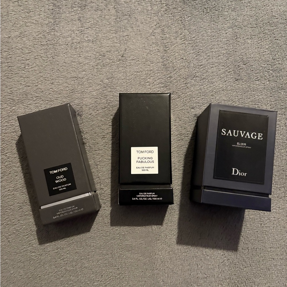 Tom Ford and Dior Fragrance Trio